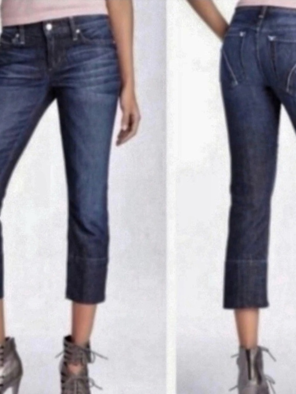 Joe's Jeans Socialite Kicker Crop Jeans Waist 29, Inseam